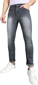 Urbano FashionMen's Slim Fit Denim Jeans Stretchable