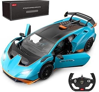 Lamborghini RC Car 1/14 Lamborghini Huracán STO Model Car 2.4Ghz Blue Remote Control Toy Car for Boys