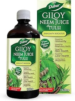 Giloy Neem Tulsi Juice: Benefit of 3-in-1 Immunity Boosters with the power of Giloy, Neem and Tulsi|Pure, Natural and 100% Ayurvedic Juice -1L