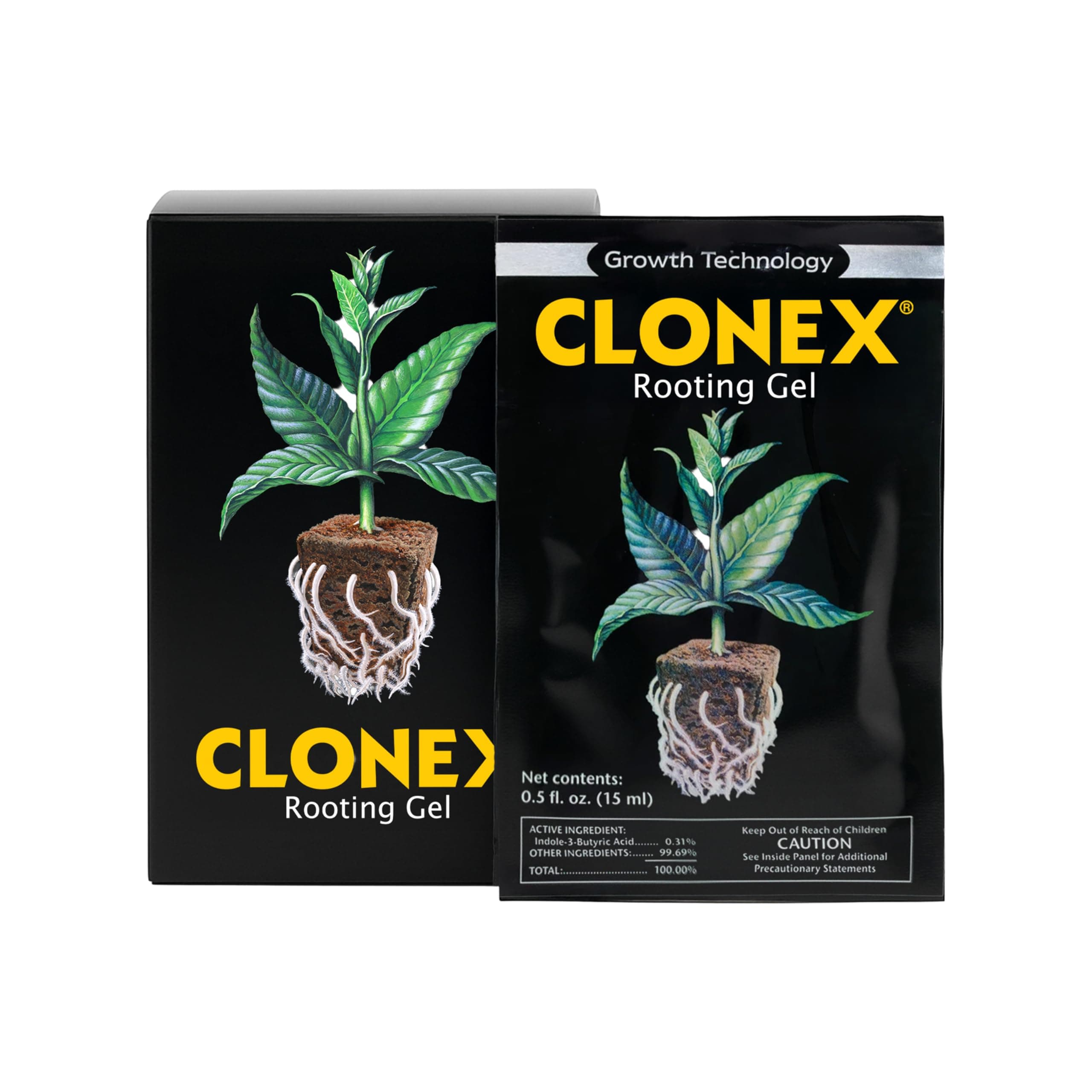 Rooting Gel - High-Performance Rooting Compound for Plant Cuttings, Contains IBA, Promotes Root Initiation & Development - 15ml