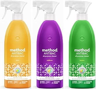 Method All Purpose Natural Surface Cleaning Spray - 28oz Variety Pack (Bamboo, Citron, Wildflower)