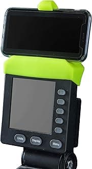 Phone Holder Made for PM5 Monitors of Concept 2 Rower, SkiErg and BikeErg - Silicone Smartphone Cradle Compatible with Concept 2 Rowing Machine. Ideal Rower Accessories