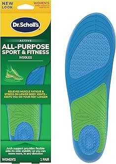 Dr. Scholl's Athletic Series Sport Insoles For Women,1 Pair,Size 6-10
