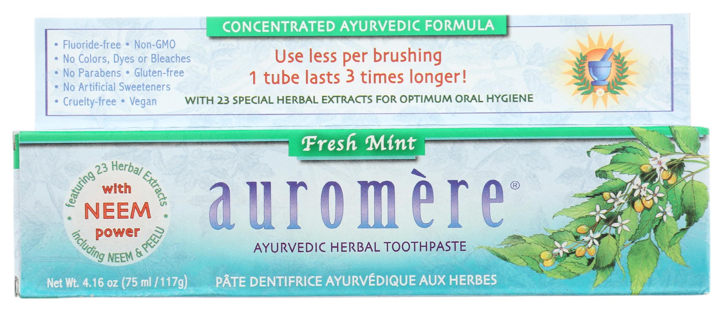 Freshmint Herbal Toothpaste (12x4.16 Oz), 2.75 Oz