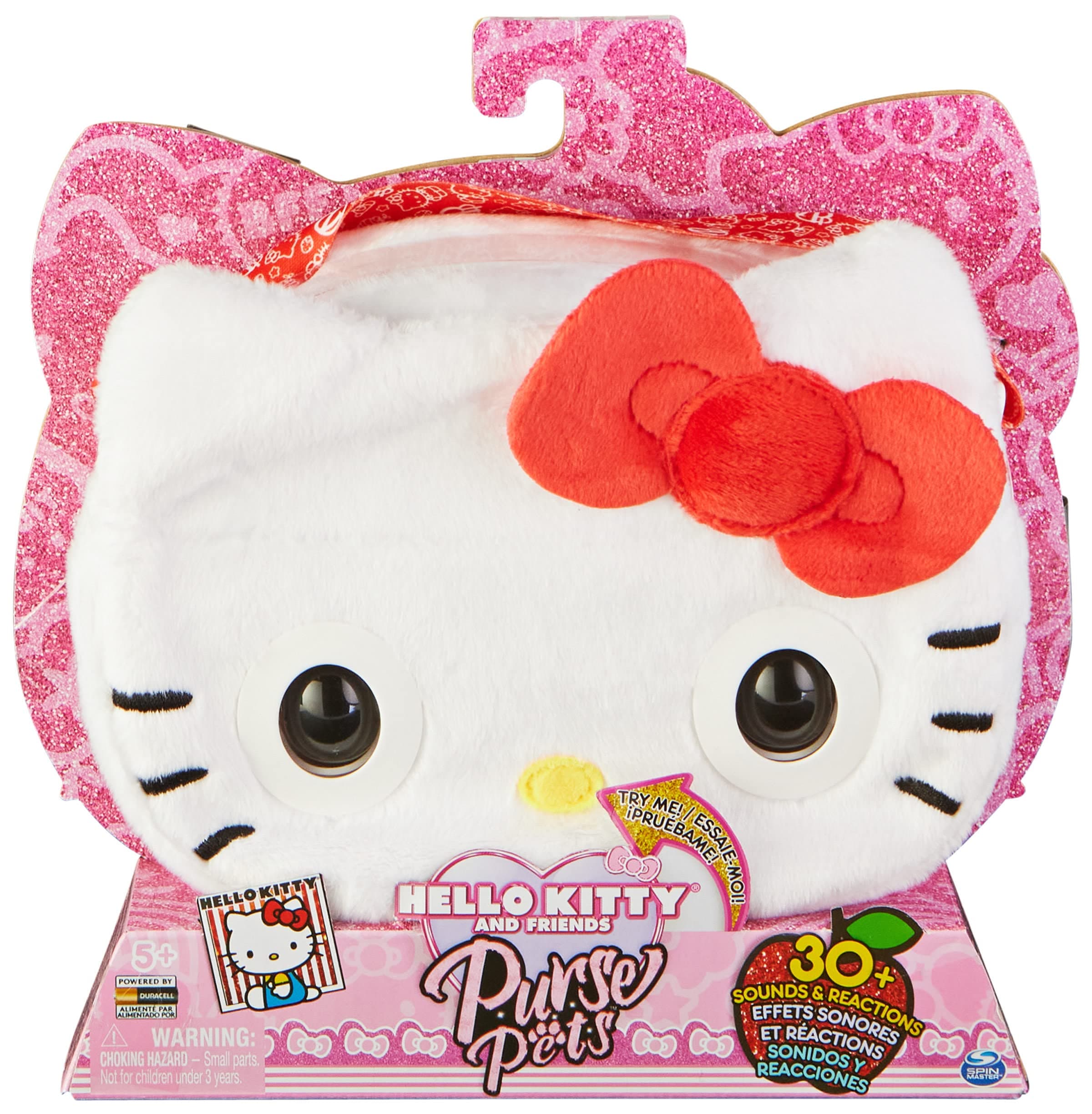 6065146 Hello Kitty Interactive Shoulder Bag with 30+ Sounds, Reactions, Blink Eyes and Music, from 5 Years