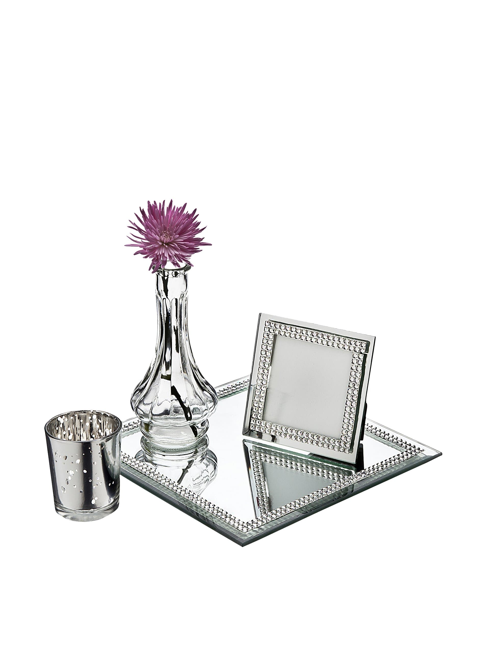 Silver Bling Vanity Set by Studio Home