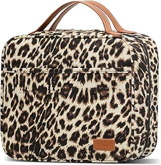 Bosidu Hanging Travel Toiletry Bag,Large Capacity Cosmetic Travel Toiletry Organizer for Women with 4 Compartments & 1 Sturdy Hook,Perfect for Travel/Daily Use/Christmas…