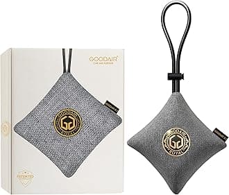 GOODAIR 2.0 Premium Non-electric Car Air Purifier | Elegant Silver | Tested & Certified to Absorb Toxic Gases | Advanced Impregnated Activated Carbon | 24/7 Air Purification
