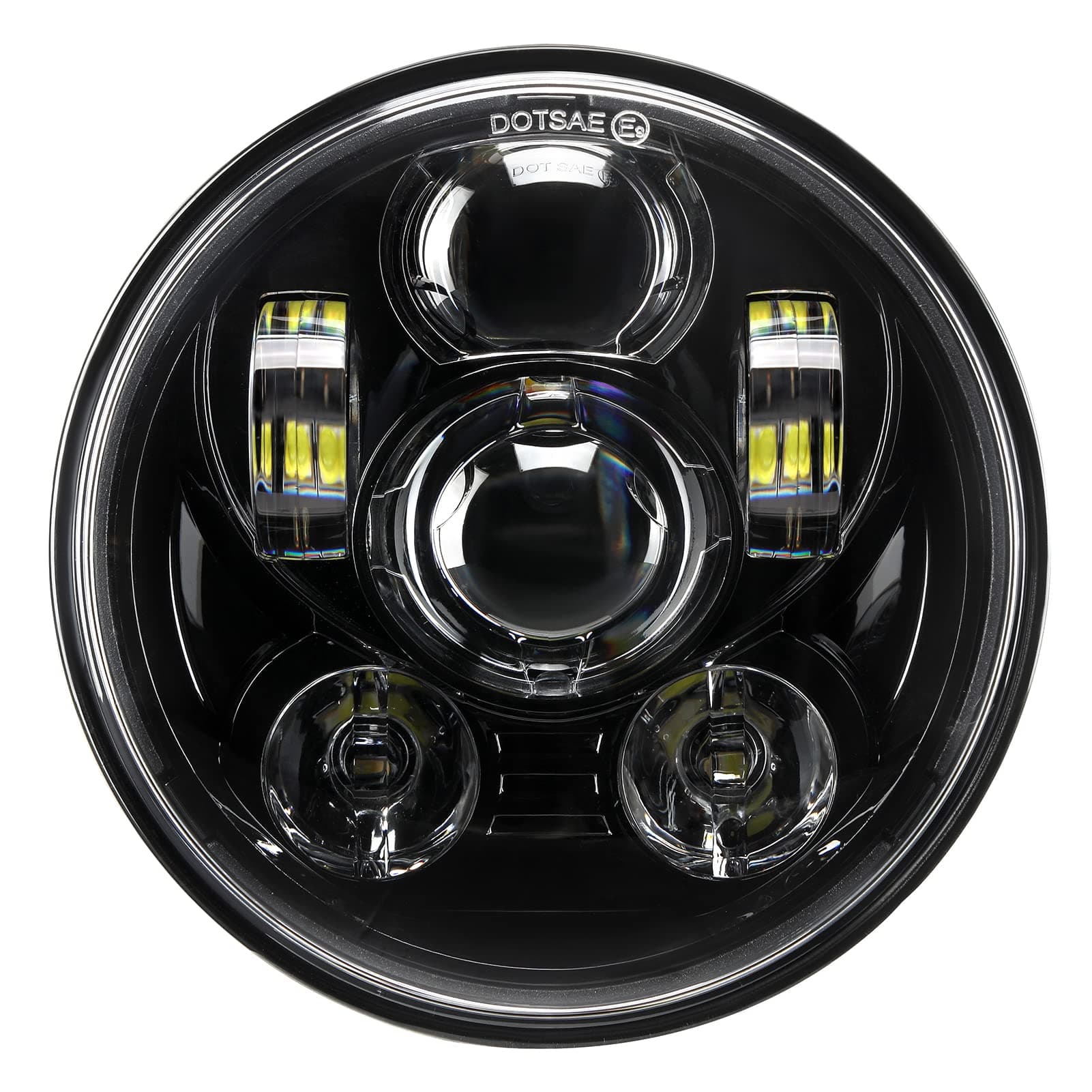 5-3/4 5.75 inch LED Headlight Compatible with Harley Davidson