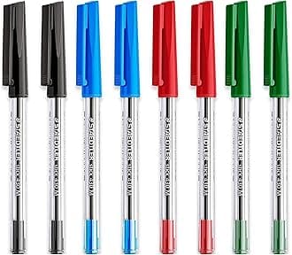 STAEDTLERMedium 0.5mm 430 M Stick Ballpoint Pens Writing Pen Smooth (Multicolor)