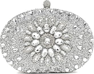 Women's Evening Bags Sparkly Rhinestone Clutch Purses Luxury Handbags
