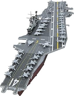 Metal EarthPremium Series USS Midway Aircraft Carrier 3D Metal Model Kit Fascinations