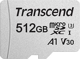 USD300 512GB microSDXC Micro SD Card for Nintendo-Switch/Steam Deck/ROG Ally/MSI Claw/GoPro/DJI/Insta360/Action Camera, A1 V30 UHS-I U3 C10, Up to 100MB/s, 4K UHD Video Memory Card w/Adapter