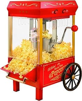 Nostalgia Popcorn Maker Machine - Professional Tabletop With 2.5 Oz Kettle Ma...