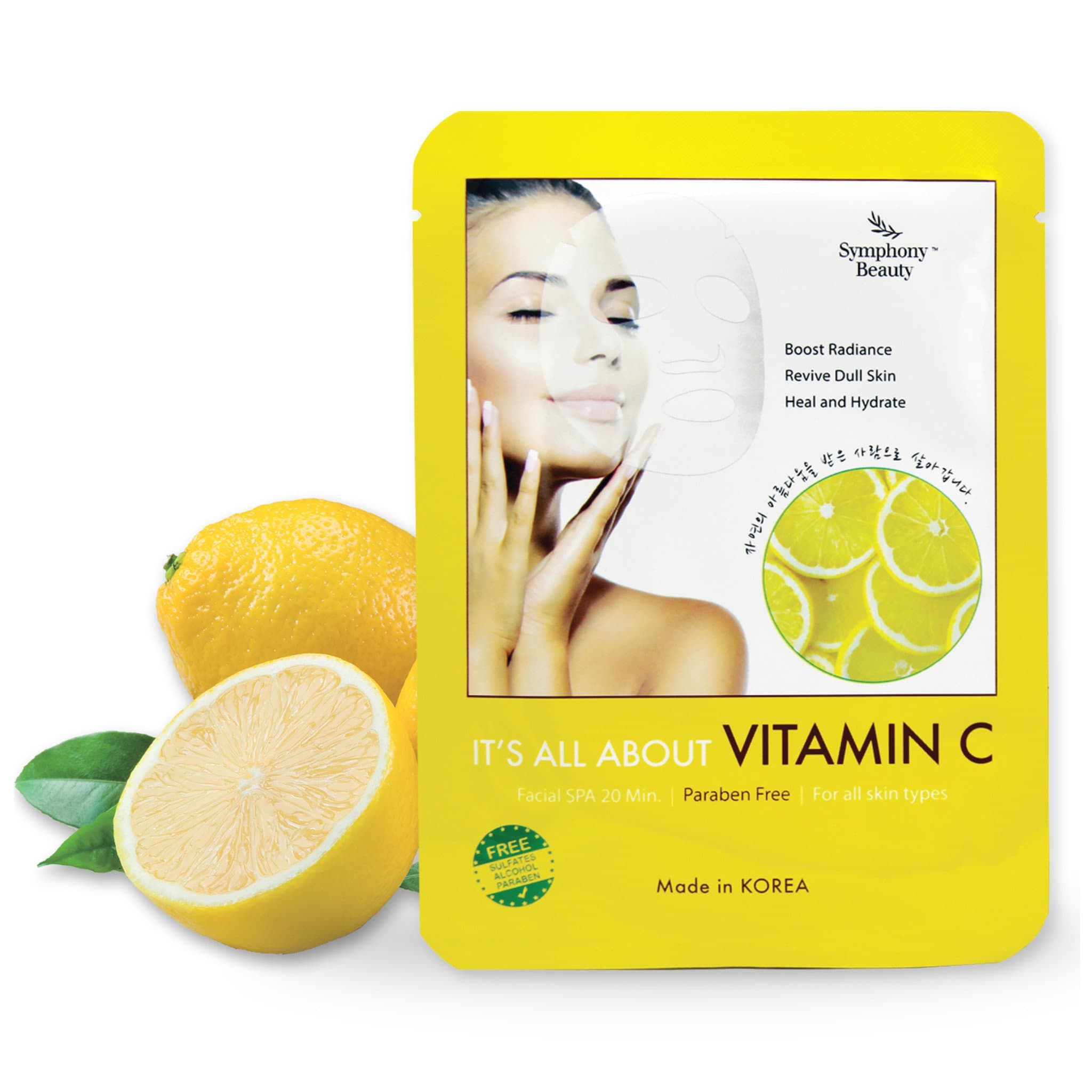It's All About Vitamin C Facial Mask, 5 Pack
