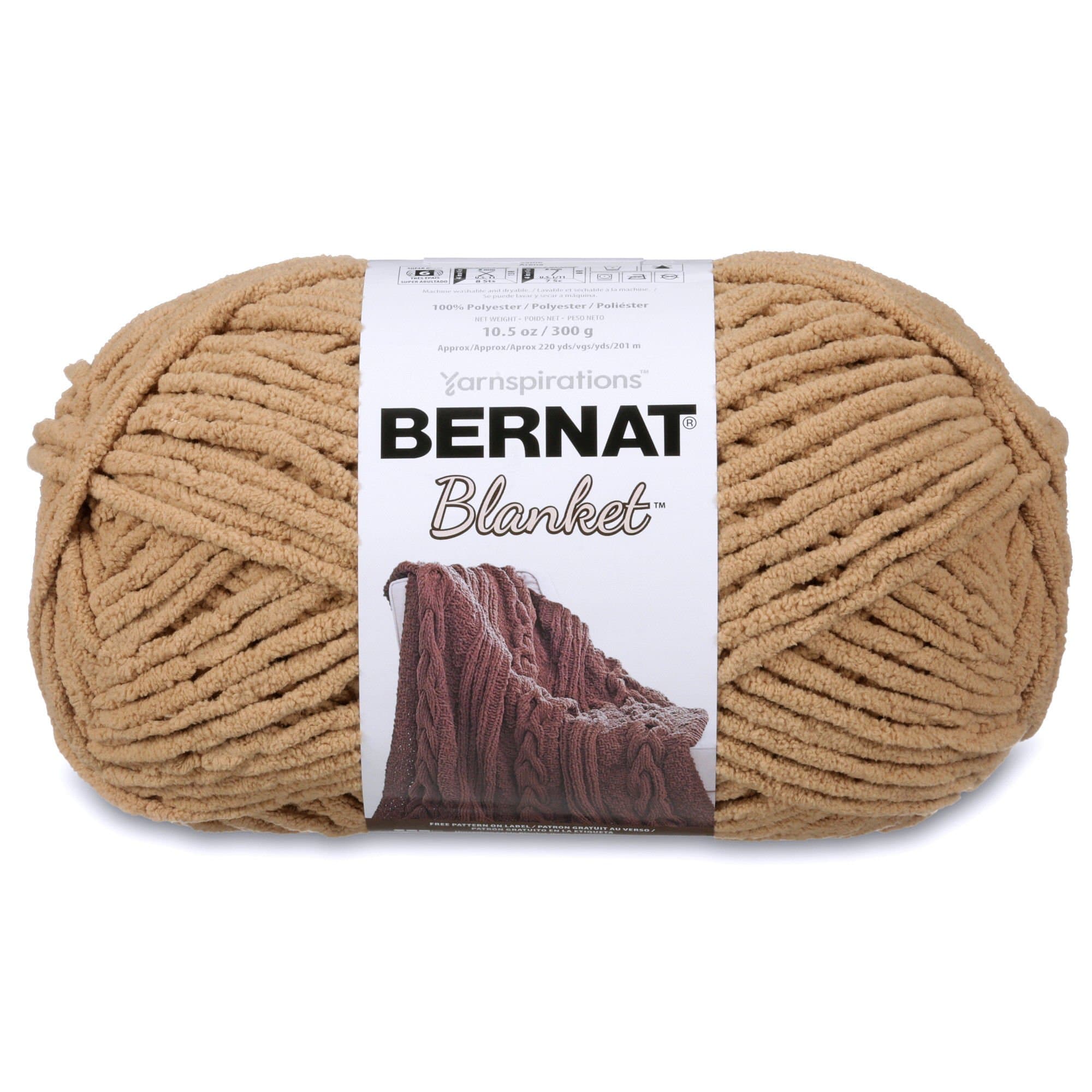 Bernat Blanket Yarn, Sand