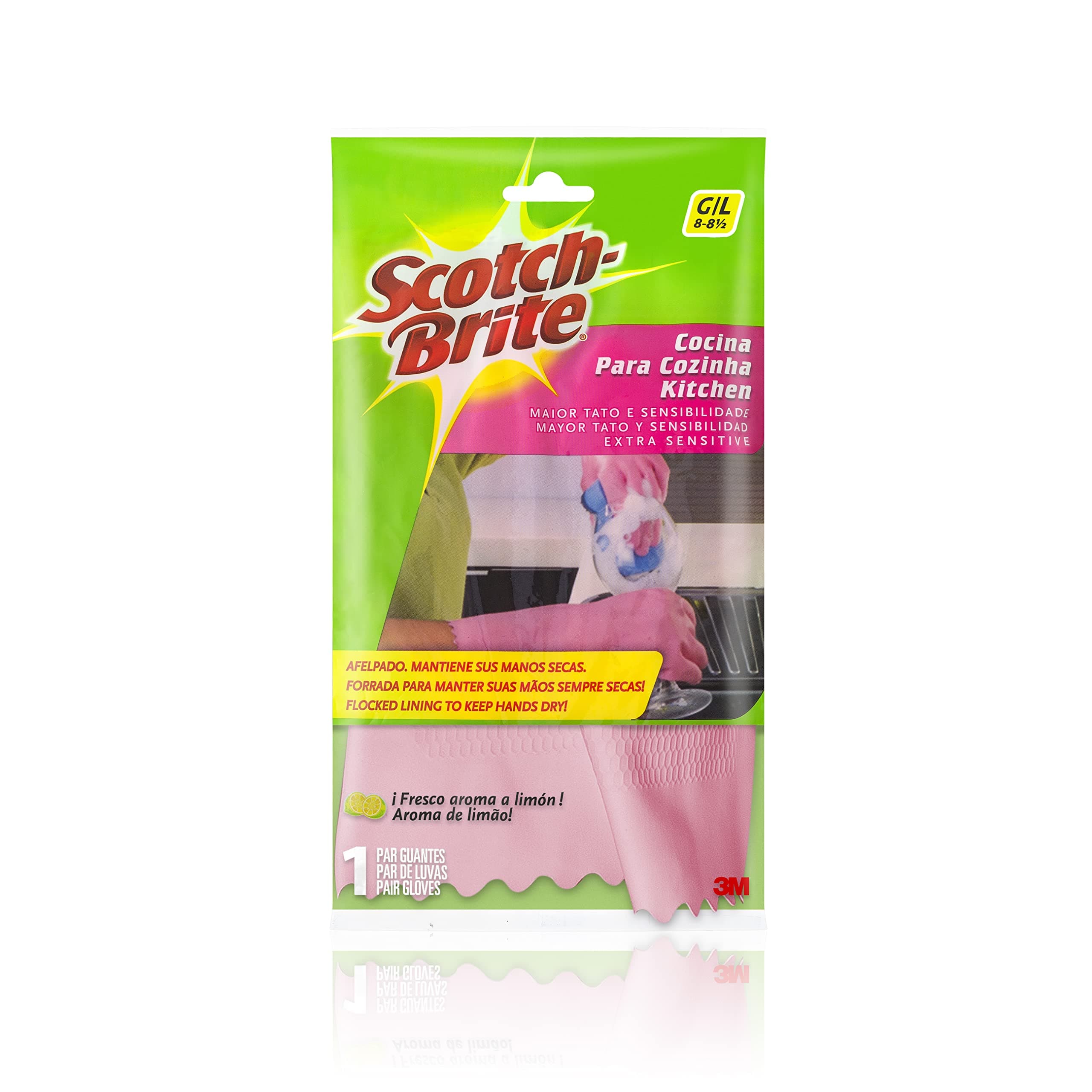 Ultra Sensitive Gloves Large Size, 1 pair/pack | Delicated Duty | Reusable gloves | Protect your hands | Waterproof | Tear-Proof | Touch-Sensitive | Comfortable Fit | Gloves Kitchen