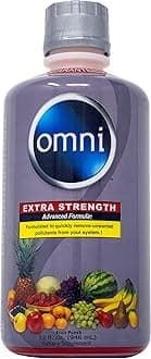 Omni Cleansing Drink, Extra Strength Body Detox, Herbal Cleanse Detox Liquid, Flush Your System, Fruit Punch Flavor, 32 Fl Oz, Premium Detox Support Supplement