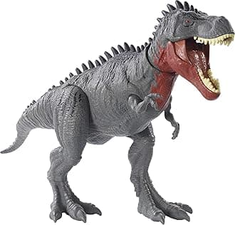 Jurassic World Massive Biters Dinosaur Action Figure, Tarbosaurus Large Dino Toy with Tail-Activated Strike & Chomping Motion