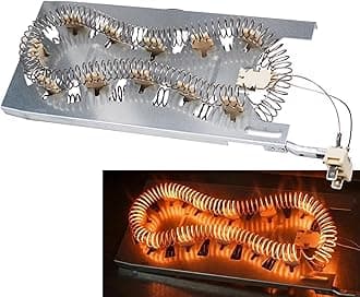 3387747 Dryer Heating Element Replacement Part Compatible for Whirlpool Replaces WP3387747 8527865 PS344597 AP6008281 AP2947033