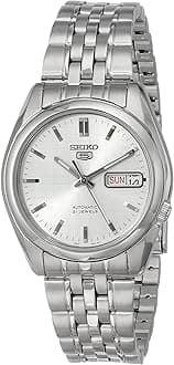 SEIKO Automatic Watch for Men 5-7S Collection - with Day/Date Calendar, Luminous Hands, Stainless Steel Case & Bracelet