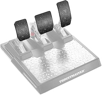 T-Lcm Rubber Grip: 100% Texturized Rubber Covers for The Thrustmaster T-Lcm Pedals Pedal Set (Electronic Games)