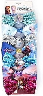 LUV HER Frozen 2 Girls 7 Small Bow Bundle