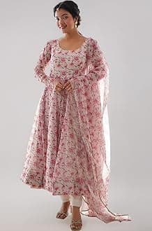 Wedani Georgette Anarkali Kurta Set for Women