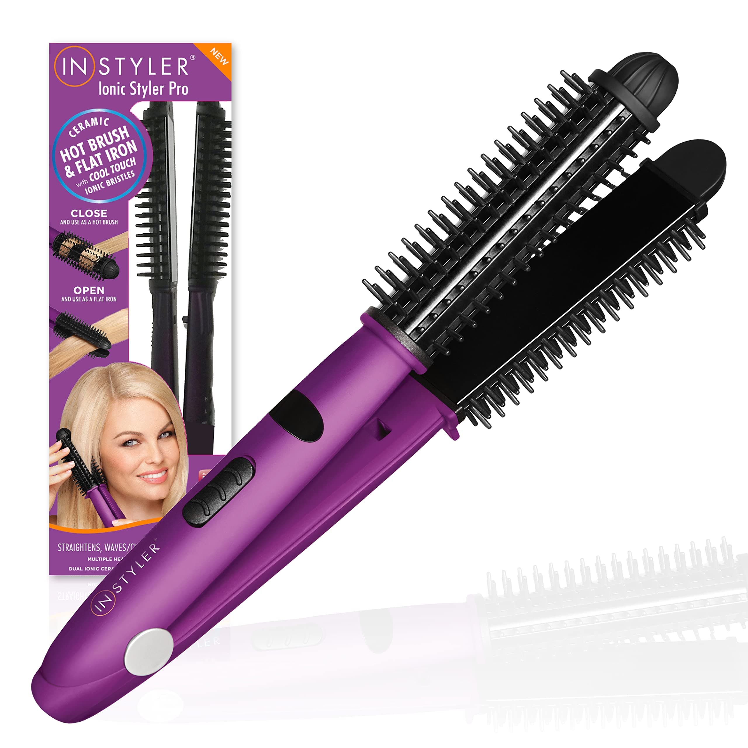 InStyler Ionic Styler Pro Ionic Hot Brush and Ceramic Flat Iron