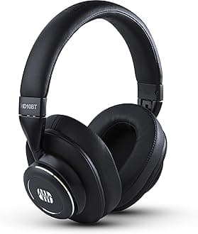 Eris HD10BT Professional Headphones with Active Noise Canceling and Bluetooth — Closed-Back, Over-Ear Wireless ANC Studio Recording Headphones for Professional Mixing and Monitoring