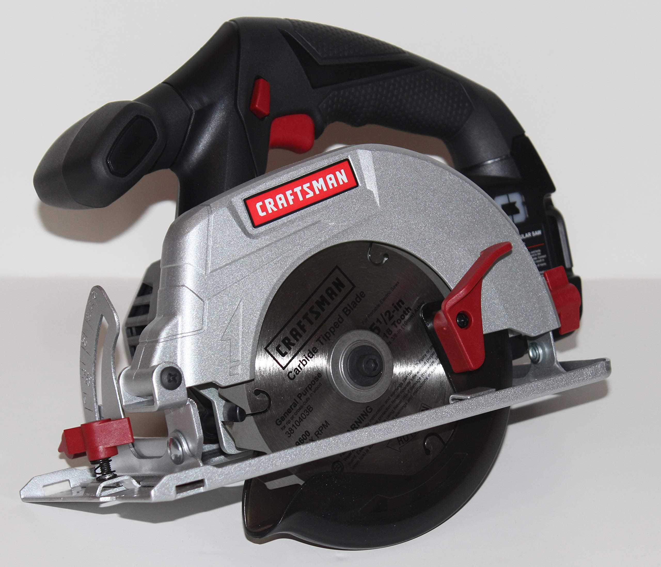 Craftsman C3 19.2 Volt 5 1/2 Inch Circular Saw Model 5411.3 (Bare Tool, No Battery or Charger Included) Bulk Packaged
