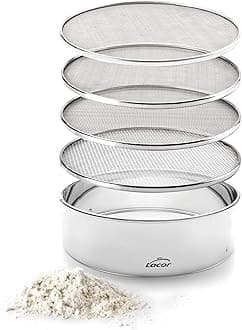 Lacor 4 Interchangeable Mesh Strainers 20 cm Stainless Steel Silver
