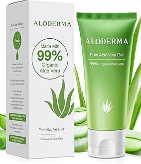 Aloe Vera Gel Made within 12 Hours of Harvest with 99% Pure Organic Aloe Vera, Naturally Hydrating for Soothing Skincare, Moisturizing Aloe Gel for Skin, Face, Sensitive Skin - 4.02oz