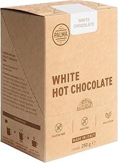 PALMA Italian Hot Chocolate Sachets - White Chocolate | 250g (10 Servings)