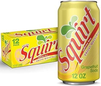 Squirt Soda, Grapefruit, 12 Fl Oz Cans, 12 Pack