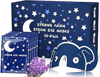 ProCIV Steam Eye Mask 30 Pcs Warming Eye Mask Self Heated Eye Masks Strong Aroma Lavender Sleep Mask for Dry Eyes, Puffy Eye Masks, Pollen Allergy, Sleep Gift Set for Students|Teacher|Men|Women|Friend