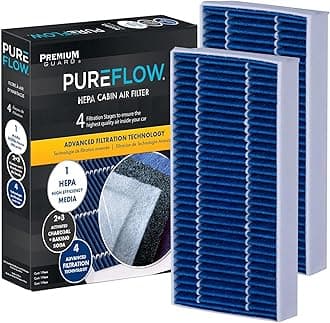 PureFlow HEPA Cabin Air Filter PC9976HX | Fits 2014-2024 Mini Cooper, 2017-2024 Cooper Countryman, 2016-2024 Cooper Clubman, 2020-2024 BMW 228i xDrive Gran Coupe, 2021-2024 228i Gran Coupe