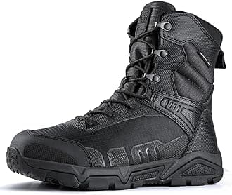 FREE SOLDIER Men's Military Tactical Boots Waterproof Hiking Work Boots Durable Combat Boots