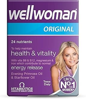 Wellwoman Vitabiotics Advanced Vitamin & Mineral Formula with Evening Primrose & Starflower Oils 30 Capsules