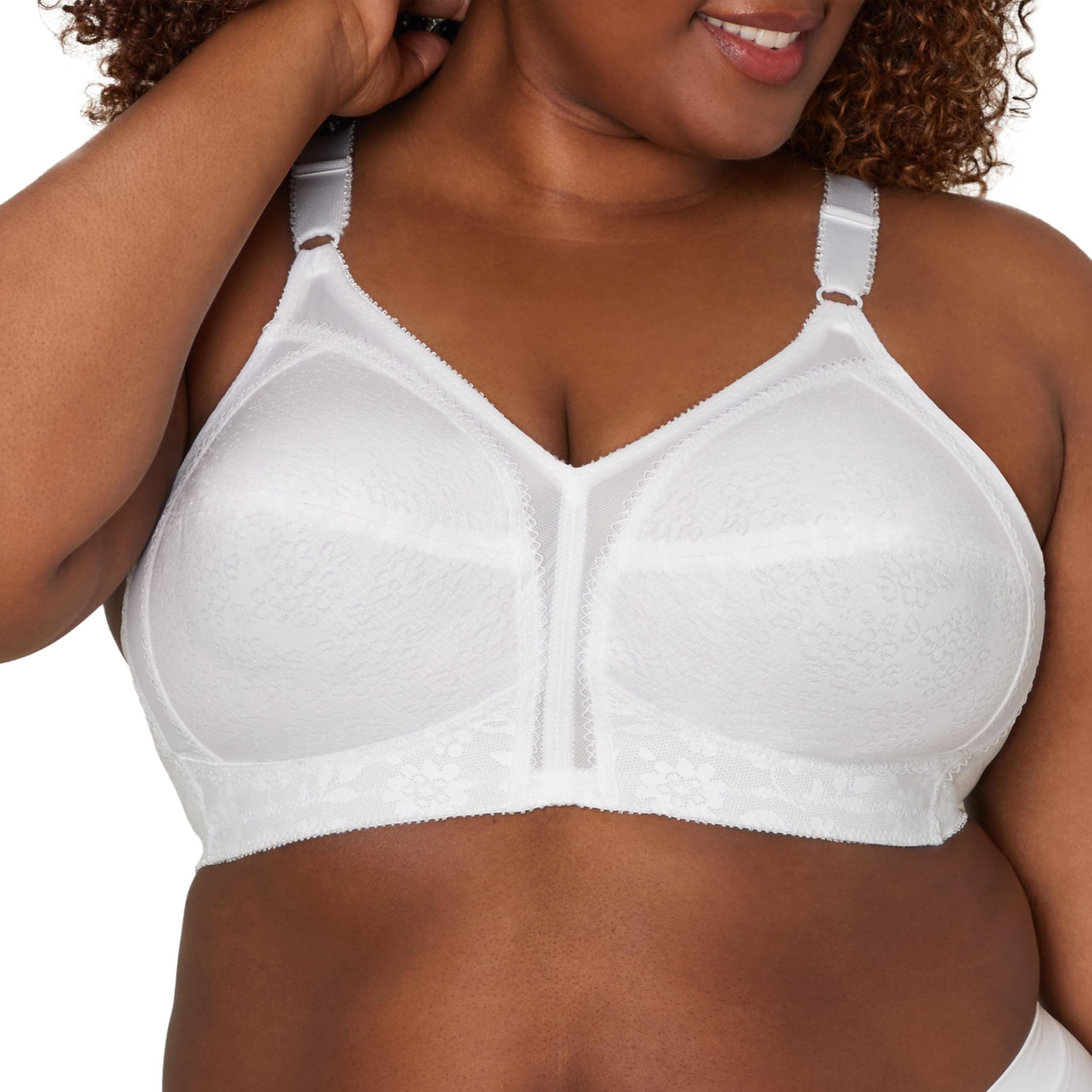 Playtex Women's 18-Hour Sensational Support Wireless Full-Coverage Bra for Full Figures
