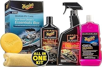 New Boat Owner's Essentials Box - Boat Cleaning Kit With Premium Marine-Grade Products for Your Boat or RV