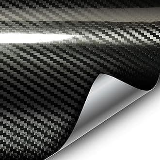 VVIVID Epoxy High Gloss Black Carbon Fiber Vinyl Wrap Film (4ft x 5ft)
