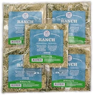 Ranch Salad Dressing & Seasoning Mix, Sodium Free, Keto-Friendly, 5 Pack