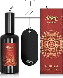 Airpro Luxury Limited Edition Car Perfume Spray | Oud Car Air Freshener Spray | Long Lasting Fragrance for Car, Office, Home & Room | Premium Car Accessories | Luxury Car Perfume | 100ml