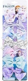 LUV HER Frozen 2 Girls 7 Piece Princess Hair Bow Set