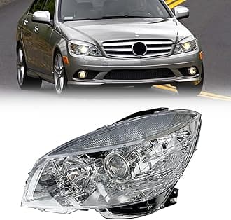 Headlight Assembly for Mercedes Benz W204 C Class Headlamp C300 C230 C350 2008 2009 2010 2011 (Left Driver Side)