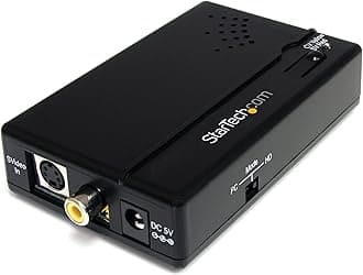 StarTech.com VID2HDCON Composite and S-Video to HDMI Converter with Audio