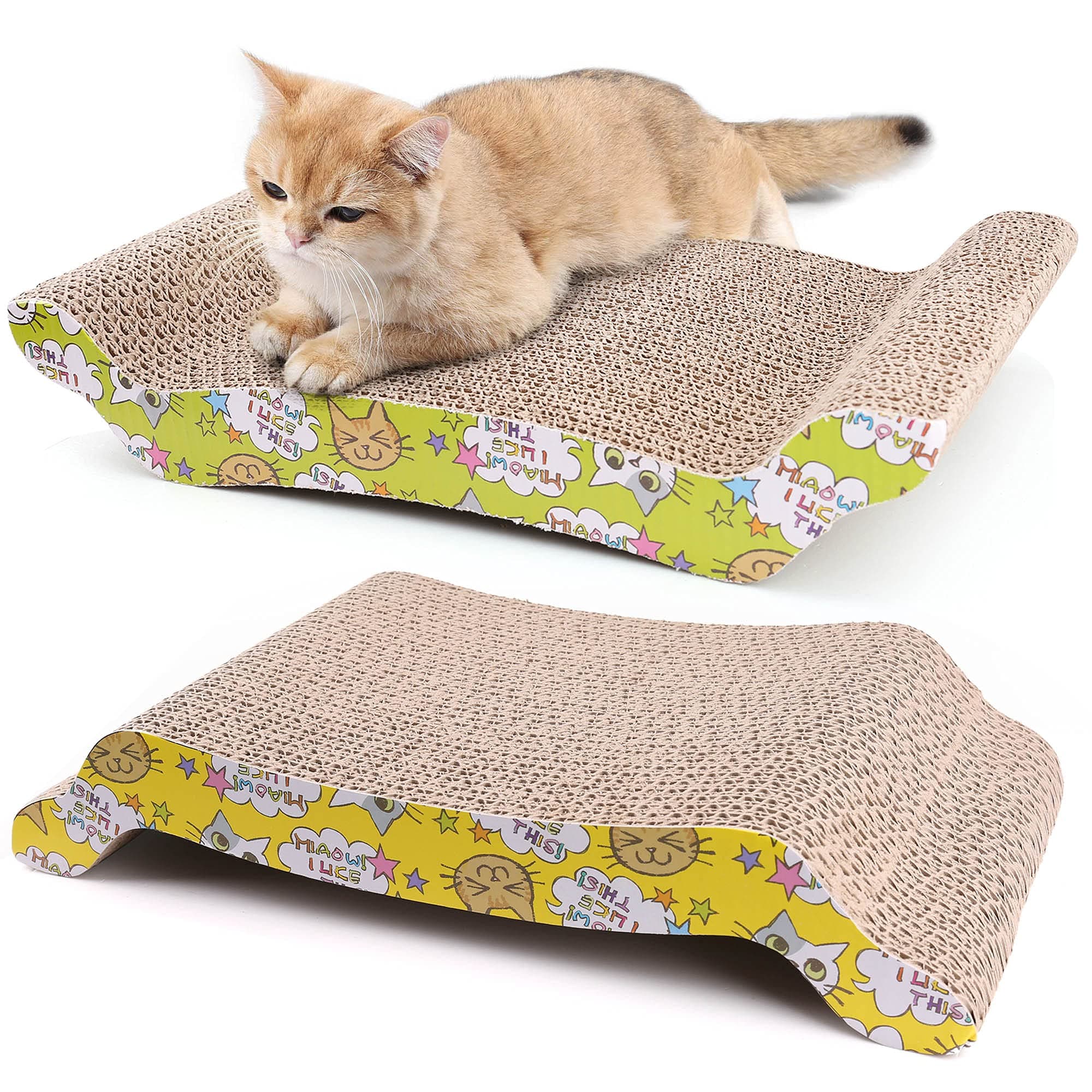 Curved Shape Cat Scrastcher