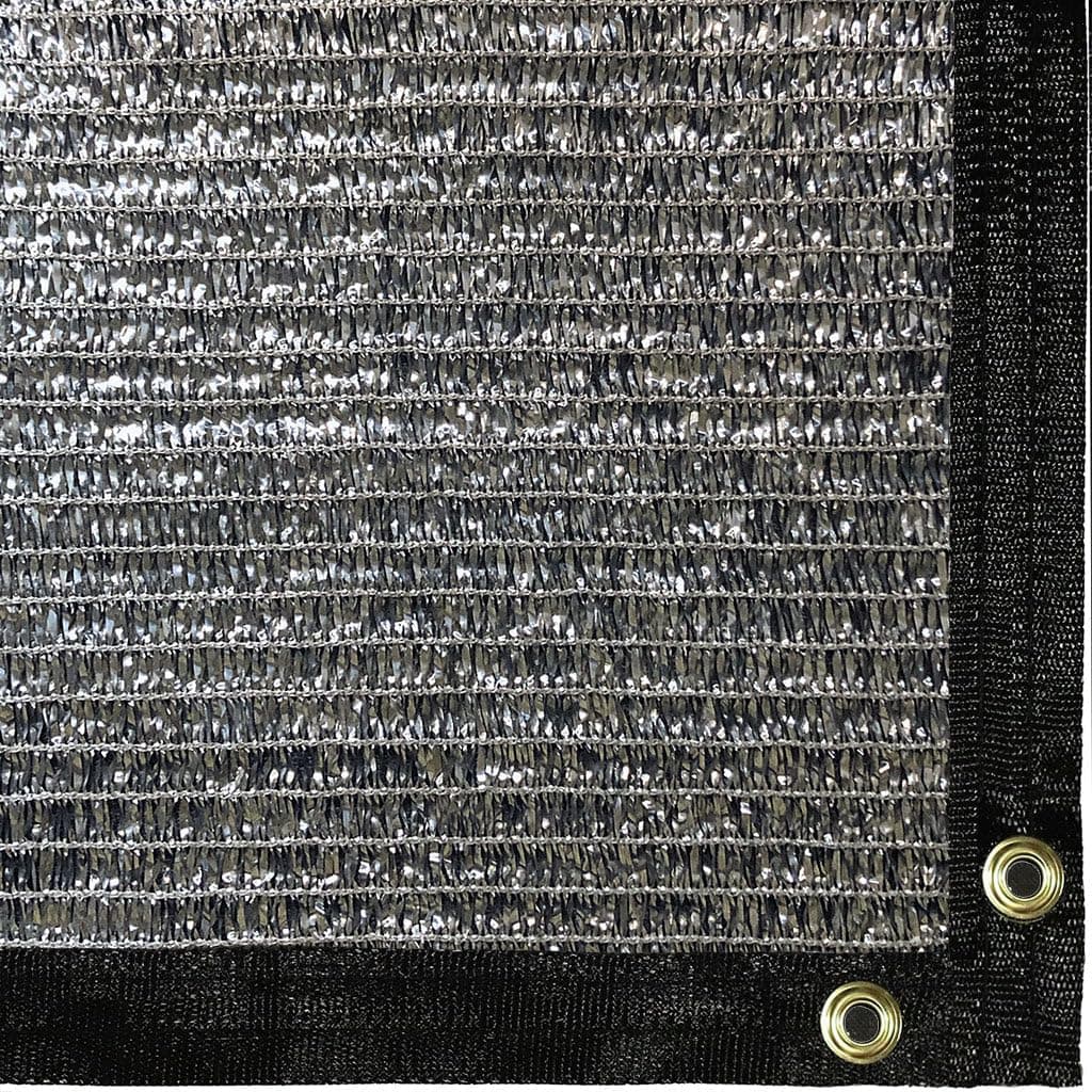 Be Cool Solutions™ 70% Reflective Aluminet™ Sun Shade Cloth (14' x 20') - UV Protection | Lightweight, Easy Setup Mesh Canopy Cover with Grommets