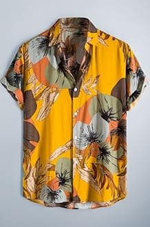 - Men's Casual Cotton Shirt – Button Down Summer Shirt for Men | Lightweight Textured Fabric | Perfect for Daily & Weekend Wear